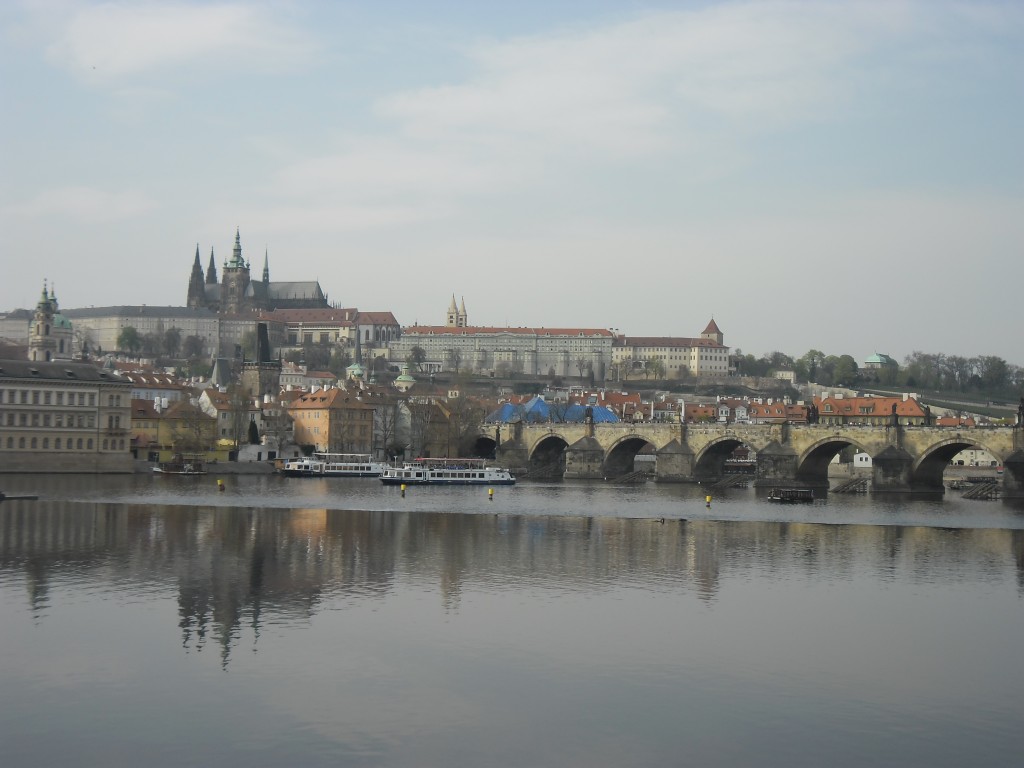 Enjoying a change of scene in Prague